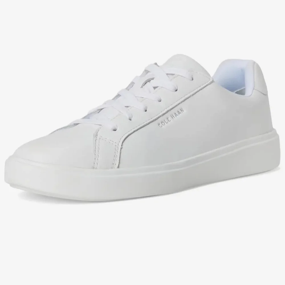 Cole Haan GC Daily Neutral White Leather Sneakers Women's Size 10 NWT Bridal